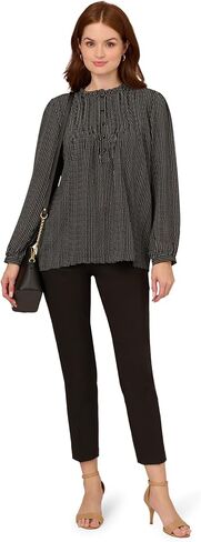 Women's Pintuck Button Down Blouse in Saudi Arabia