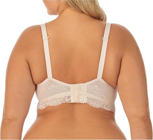 Underwear for Women Plus Size Full Coverage Wireless Lace Bralette with Adjustable Convertible Wide Straps in Saudi Arabia