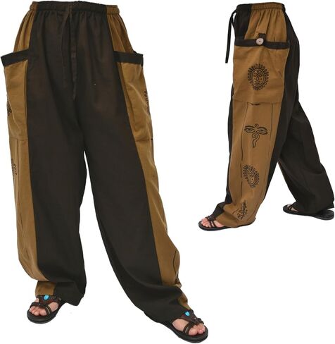 Siamrose Casual Baggy Yoga Harem Pants Men Women Lounge Pants 2 Big Pockets in Saudi Arabia