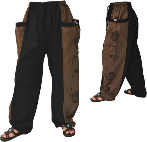 Siamrose Casual Baggy Yoga Harem Pants Men Women Lounge Pants 2 Big Pockets in Saudi Arabia