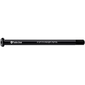Thread Pitch 1.75mm Bicycle Hub Thru Axle Adapter Boost Forks Quick Release (12mm x 122/166/171/175/180/192mm)