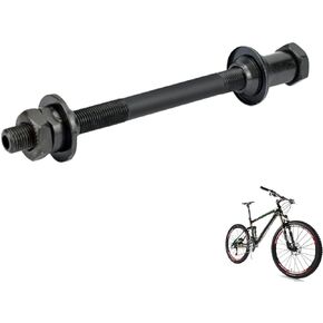 145mm Bicycle Wheel Hub Axle Durable Bike Hub Shaft Cycle Spindle Rear Hub Axle for Bicycle