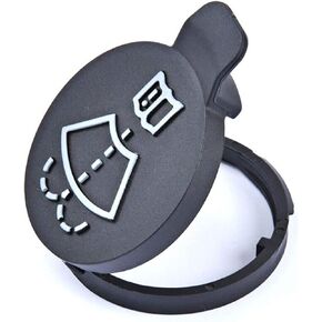 Windshield Wiper Washer Fluid Reservoir Tank Bottle Cap Cover For Chevrolet，For Buick, For Cadillac, For GMC，For Chevrolet part of the model。1PCS per package/black… (Black)