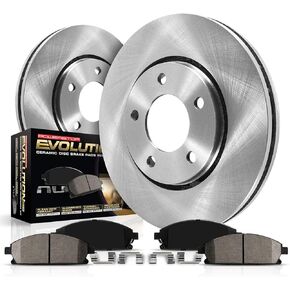 Power Stop KOE914 Autospecialty Front Replacement Brake Kit-OE Brake Rotors & Ceramic Brake Pads