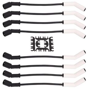 ENA Spark Plug Wire Set Compatible with Chevrolet GMC Avalanche 2500 C6500 Kodiak C7500 Express Savana Sierra 3500 Silverado 2500 HD Yukon XL 2500 8.1L V8 2001 2002 2003 2004 Replacement for 9065C