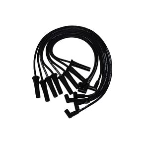 A-Team Performance - Silicone Spark Plug Wires Set - Compatible with GMC Chevrolet BBC Big Block Chevy Straight Boot Wires 396 402 427 454 502 572 8.0mm Black