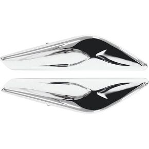 MOTOKU Front Driver and Passenger Side Fender Molding Trim Finisher Chrome for BMW X3 X4 2011-2017