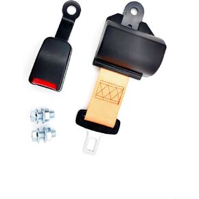 Universal Forklift Seat Belt and Fits Tractor Mower Buggy Retractable Orange 46inch New
