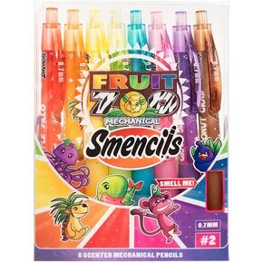 Mechanical Smencils - Patented Gourmet Scented Mechanical Pencils, 8 Count, Medium Point (0.7mm) (Unicorn) - Smelly Cute Fun School Supplies for Kids