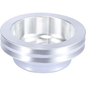 X AUTOHAUX Vehicle Crankshaft Pulley Long Water Pump Double Groove Crank Pulley for Chevy SBC 350 Engine