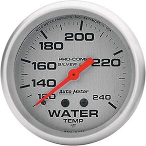 Auto Meter 4632 Ultra-Lite LFGs Water Temperature Gauge