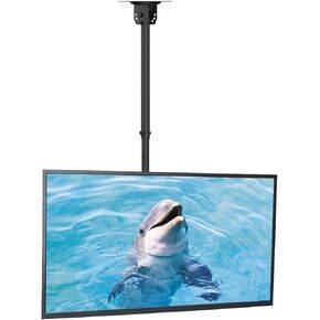Suptek Ceiling TV Wall Mount Fits 37-75 inch LCD LED Plasma Monitor Flat Panel Screen Display with VESA 600x400 (Max) Loaded up to 132lbs Height Adjustable MC5602