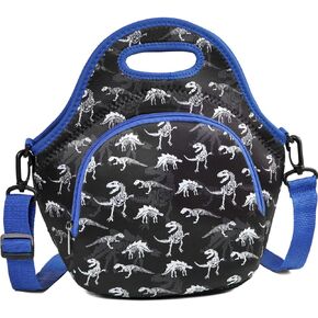 Lunch Bag for Boys, Insulated Lunch Box Bag Cute Dinosaur Thermal Lunch Tote with Removable Shoulder Strap, VONXURY