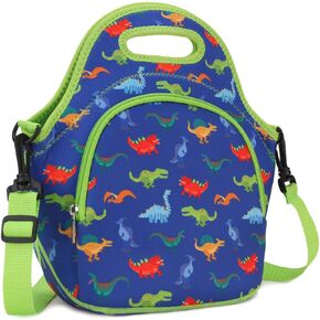 Lunch Bag for Boys, Insulated Lunch Box Bag Cute Dinosaur Thermal Lunch Tote with Removable Shoulder Strap, VONXURY