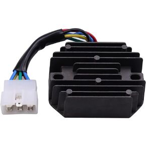 185530 Regulator Rectifier Voltage Replacement Compatible with Grasshopper 718D 721D 721G John Deere Tractor 750 M802471 650 M802471 MIA881277 Kubota 821G RS 5101 RS5101 RS5155