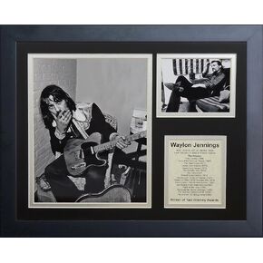 مجموعة صور بإطار من Legends Never Die "Waylon Jennings، مقاس 11 × 14 بوصة (16373U) in Kuwait