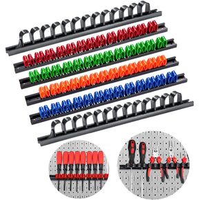 3-H Screwdriver Organizer,Tool Holder,Tool Organizer Wall Mount for Wrench Plier Screwdriver Organization