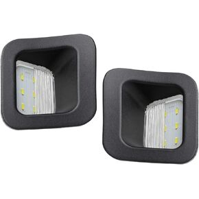 مصابيح RUXIFEY LED للوحة الترخيص متوافقة مع 2003 إلى 2018 Dodge Ram 1500 2500 3500، 6000K أبيض