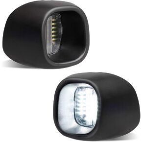 NDRUSH Led License Plate Lights Tag Lamp Assembly with Socket Compatible with Chevy Blazer S10 Gmc Jimmy Sonoma Oldsmobile Bravada
