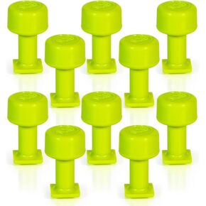 Tabweld Black Plague Gang Green 12mm Hail Tabs Round PDR Hail Dent Tab Pack - 10 عبوات إصلاح دنت بدون طلاء