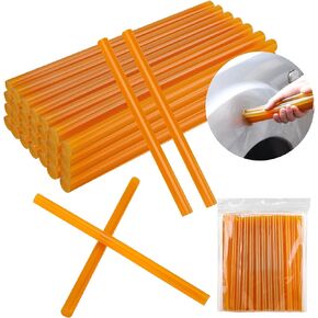 Dent Repair Glue Sticks, 0.43" Dia x 8" Long Black hot Glue Sticks, 32 PCS Paintless Dent Repair Tool Glue Sticks for Hot Glue Gun Car Body Repair Dent Remover Tool Set and Gluing Project
