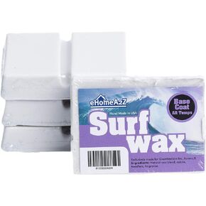 EHOMEA2Z Surf Wax Base Coat High Performance All Natural 1,2,3,4,12 Pack Orange Scent