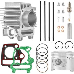 0454934 0453430 0453533 Cylinder Piston Compatible With 2007-2016 Polaris Outlaw Sportsman 90 Cylinder Piston Gasket Stud Top End Kit Sparkplugs