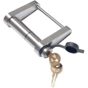 61130 | Trailer Latch Lock for DEMCO EZ Latch 2.0" & 2-5/16" Ball & Gooseneck Couplers - Fits Cast Model Only - Does NOT FIT Stamped Model