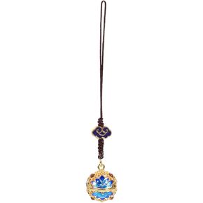 Phone Bell Pendant Charm: Phone Hanging Charm Sachet Ball Lucky Cloud Phone Short lanyard Charm for Women