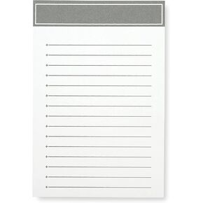 russell+hazel Jotter Lined Note Cards Refill, Gray, Office Supplies, 50 Cards, 4" x 6"