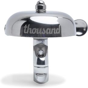 Thousand Pennant Bike Bell for Cycling- Fits Most City Bikes, Mountain Bikes and Road Bike Handlebars