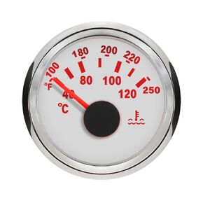ELING 52mm Water Gauge Temperature Meter 40-120 Degree with Backlight 12V 24V for Car Boat Sedan Jet Ski Universal