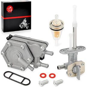 Fuel Valve Petcock and Fuel Pump For Polaris Outlaw 500 Predator 500 2003 2004 2005 2006 2007 7052331 3088070