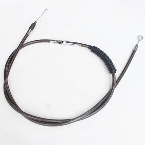 Smoky Black Stainless Steel 67.0" Clutch Cable for Harley Davidson Dresser Models FLHT FLHR FLTR FLXT FXSTS FLST FLD FXD XL