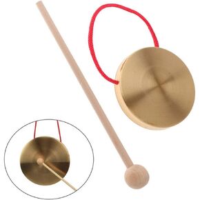 Tzong Mini Gongs Tambourine Cymbals Percussion Musical Instruments