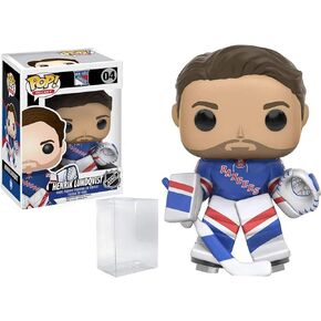 POP! Sports NHL New York Rangers, Henrik Lundqvist #04 Action Figure (Bundled with Pop Box Protector to Protect Display Box)