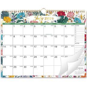 2024-2025 Wall Calendar - 18 Months Hanging Calendar from Jul. 2024 - Dec. 2025, 14.8" x 11.6", Perfect Wall Calendar 2024-2025 for Organizing