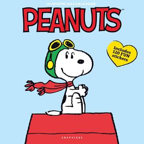Graphique 2025 Peanuts Wall Calendar | 12" x 12" | Thick Paper | Home & Office Organizer | Large Monthly Grid | 3 Languages & Marked Holidays | 4 Month Preview Page for 2026