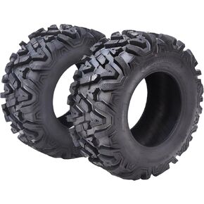 ATV Tires 26x11-12-6PR, All Terrain 20MM Tread Depth Tires For Sand Mud Stream Off-Road, Tubeless Set of 2 in Saudi Arabia