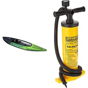 AQUAGLIDE Navarro Convertible Inflatable Kayak with Drop Stitch Floor, Green