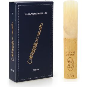 Bb Clarinet Traditional Reeds 10PCS (Strength 2.5)