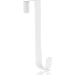 Wreath Hanger, 15" Wreath Hangers for Front Door, Indoor or Outdoor Over The Door Heavy Duty Wreath Hook Hanger for Easter Spring Halloween Xmas Wreath Decorations, Steel Material, 20lb Load Bearing