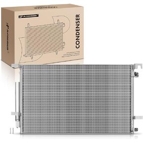 A-Premium Air Conditioning A/C Condenser Compatible with Ford Mustang 2015-2021 3.7L 5.0L 5.2L, Replace# FR3Z19712B