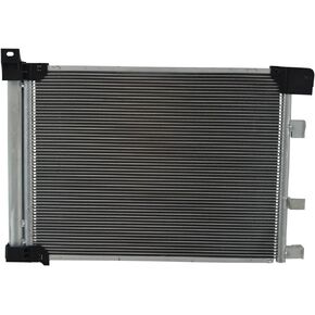 TRQ AC Condenser A/C Air Conditioning with Receiver Drier Compatible with Nissan Sentra
