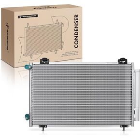 A-Premium Air Conditioning A/C Condenser Compatible with Toyota Corolla 2003-2004, Matrix 2003-2004, L4 1.8L