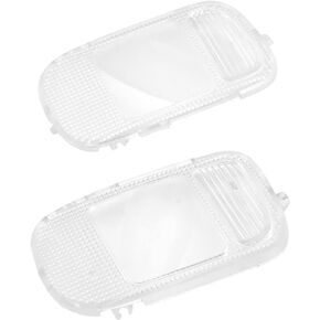 Right & Left Side Overhead Console Dome Light Lens Compatible for Dodge Ram 1500 2500 3500 4500 5500 2002-2010 Roof Map Dome Light Cover Lens 5183270AA 5183271AA