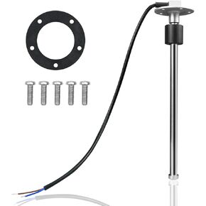 240-33 ohms 9"(225mm) Fuel Level Sending Unit for Marine Boat Truck Car Fuel Water Level Gauge Sensor Stainless Steel Fuel Gas Tank Sender 5 Hole