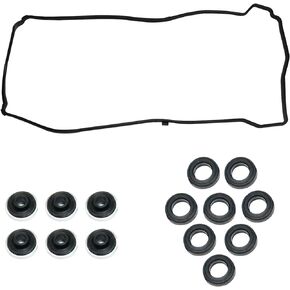 Valve Cover Gasket Set, Engine Valve Cover Gasket, Valve Cover Seal Gasket Compatible with Honda Accord Civic CR-V, Acura CSX ILX RSX RDX TSX, Replaces #VS50614R, 12341-R40-A00