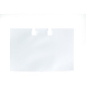 مجموعة تمديد أكمام بطاقات العمل VISIFIX & TELINDEX المتينة، شفافة، 40 حزمة (241819)