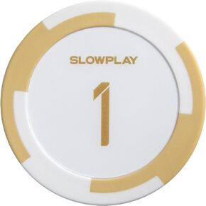 رقائق بوكر طين غودل من SLOWPLAY، 14 جرامًا من مركب الطين ثقيل الوزن، رقائق كبيرة 40 مم بكميات كبيرة، عبوة من 50 قطعة